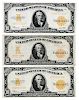 Three $10 U.S. Hillegas Notes