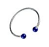 David Yurman 925 Sterling Silver Solari Lapis Lazuli & Diamonds Bracelet
 