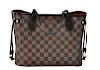 Louis Vuitton 'Neverfull PM' Tote in Ebene Damier