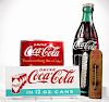 ASSORTED COCA-COLA ADVERTISING ARTICLES, LOT OF FOUR