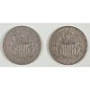 United States Shield Nickels 1867-1869