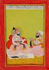 An Indian Miniature Painting 11 1/2 x 8 1/4 inches (image).