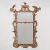 George III Style Carved and Painted Pier Mirror