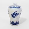 Chinese Blue and White Meiping Vase