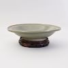 Chinese Celadon Glazed Pottery Footed Bowl