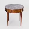 Louis XVI Style Brass-Mounted Mahogany Bouillotte Table
