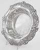 Tiffany & Co. Sterling Center Bowl, #16346, 20th c., marked "Tiffany & Co., 16346, Makers 321, Sterling Silver 925/1000," the pierced scalloped undula