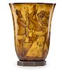 C. CATTEAU; BOCH FRERES Large vase