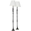 STYLE OF GIACOMETTI Pair of floor lamp bases