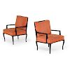 TOMMI PARZINGER Pair of lounge chairs