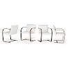 LUDWIG MIES VAN DER ROHE Set of four Brno chairs