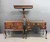 Chippendale Style Desk, Low Boy, & Card Table