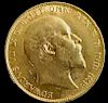 Great Britain Gold Half Sovereign Coin Edward VII