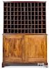 George II mahogany tellers cabinet