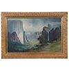 Joseph John  Englehart (1867-1915) Painting, "Yosemite Valley"