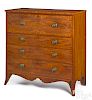 Mid-Atlantic Hepplewhite mahogany chest of drawers