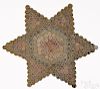 Pennsylvania star penny rug