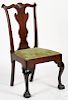 Pennsylvania Chippendale walnut side chair