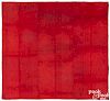 New England red linsey woolsey quilt