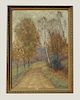 O/BD GUSTAVE WIEGAND "OCTOBER SCENERY"  W/ 1917