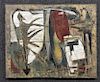 O/C STANLEY BATE "SALOME III" ABSTRACT UNFRAMED