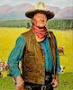 John Wayne by Norman Rockwell