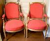 Set of five gilt decorated Louis XVI style bergeres. 
height 35 inches 
***If this lot is not picked up on Sat. 9/22, Sun. 9/23, or ...
