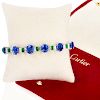 Cartier Sapphire, Emerald and Diamond Bracelet
