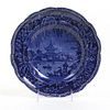 An English Transfer Decorated Plate, Clews, Diameter 10 inches.