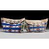 Sioux Beaded Hide Possible Bags, Matched Pair