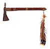 Blackfoot Pipe Tomahawk with Feather Drop c. 1880