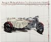 Christo and Jeanne-Claude, (American, b. 1935), Wrapped Motorcycle, Project for Harley Davidson, 1997