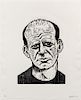 Robert Arneson, (American, 1930-1992), Jackson Pollock, from Five Guys, 1983