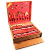 Siam Brass and Rosewood 144 Piece Flatware Set