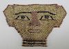 700BC Ancient Egyptian Faience Bead Mummy Mask