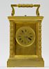 French Gilt Brass 5 Minute Repeater Carriage Clock