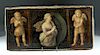 18th C. European Painting Predella Panel, after Raphael