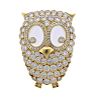 Chopard 18K Gold Diamond Owl Slide Pendant