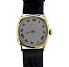 1920s IWC Black Starr &amp; Frost 14k Gold Dial Watch