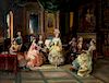 Cesare Auguste Detti, (Italian, 1847-1914), Music in the Parlor