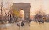 Eugène Galien-Laloue, (French, 1854-1941), Untitled (Arc de Triomphe), c. 1925-1930
