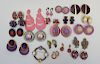 19 pc VINTAGE ESTATE STERLING & COSTUME JEWELRY