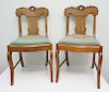 PAIR OF VICTORIAN SIDE CHAIRS