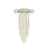 A Very Fine Art Deco Diamond Pearl Tassel Pin