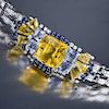 Oscar Heyman & Bros. Sapphire and Diamond Platinum Bracelet