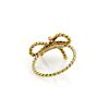 Tiffany & Co. 18k Gold Twisted Wire Bow Ring
