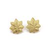Tiffany & Co. Vintage 18k Gold Leaf Stud Earrings