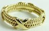 Tiffany & Co Sclumberger 18K Gold Band Ring 7.7g
