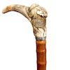 30. Japanese Stag Cane- Ca. 1890- 
