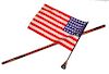 104. American Flag Cane- 
